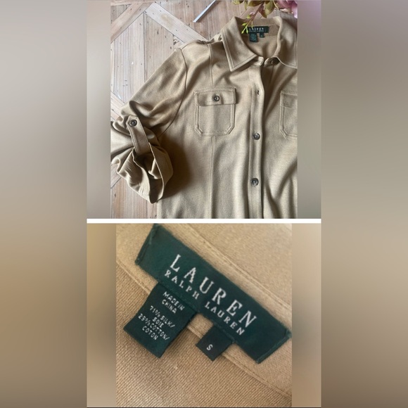 Ralph Lauren Silk - Cotton Maxi Dress Button Front Dress EUC - Picture 2 of 7